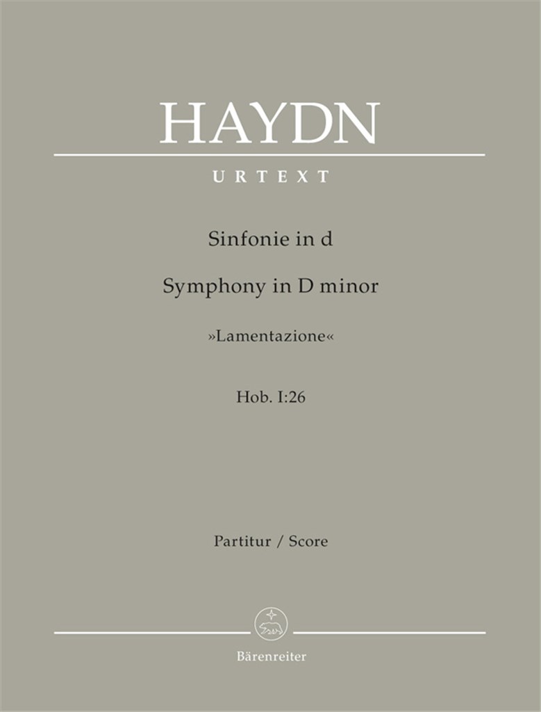 Symphony in D minor Hob. I:26 Lamentazione